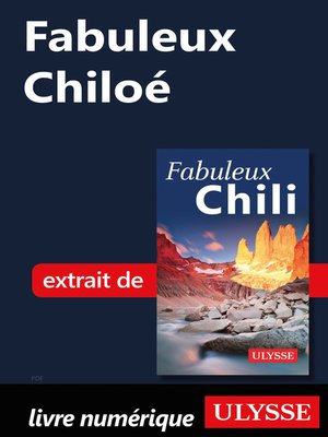 cover image of Fabuleux Chiloé (Chili)